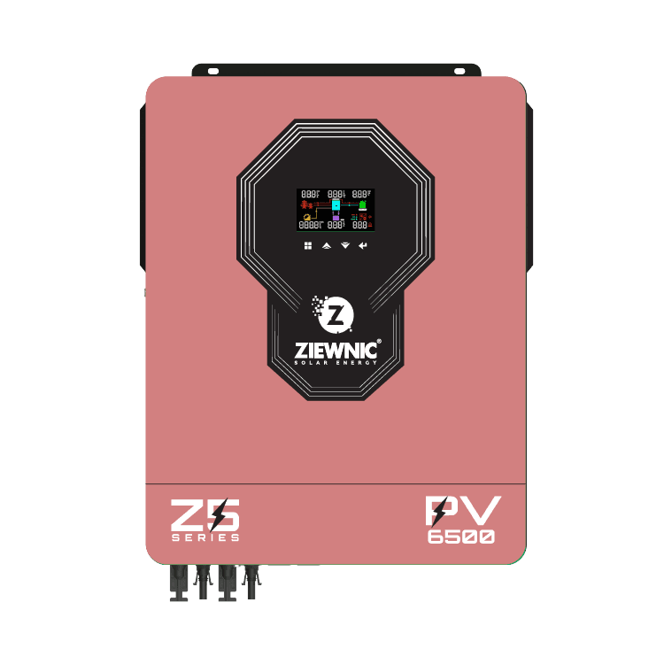 ZIEWNIC Inverter 4.5 (KVA) 6G PV6500 Inverter supports Multiple operation modes ON/OFF/MKS/KS Solar Hybrid 100% Pure Sine Wave Solar Inverter