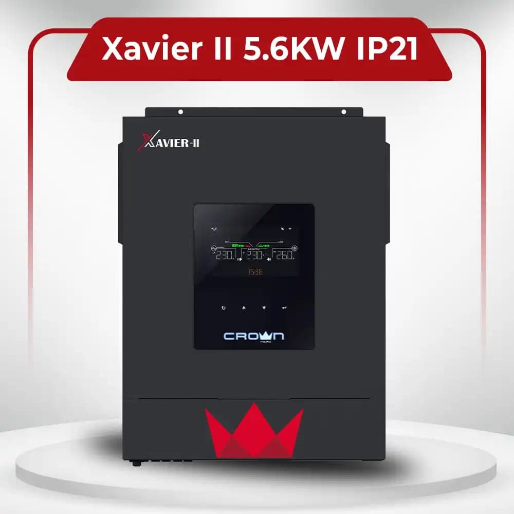 Crown Xavier II 5.6KW Hybrid Solar Inverter with 6000W PV