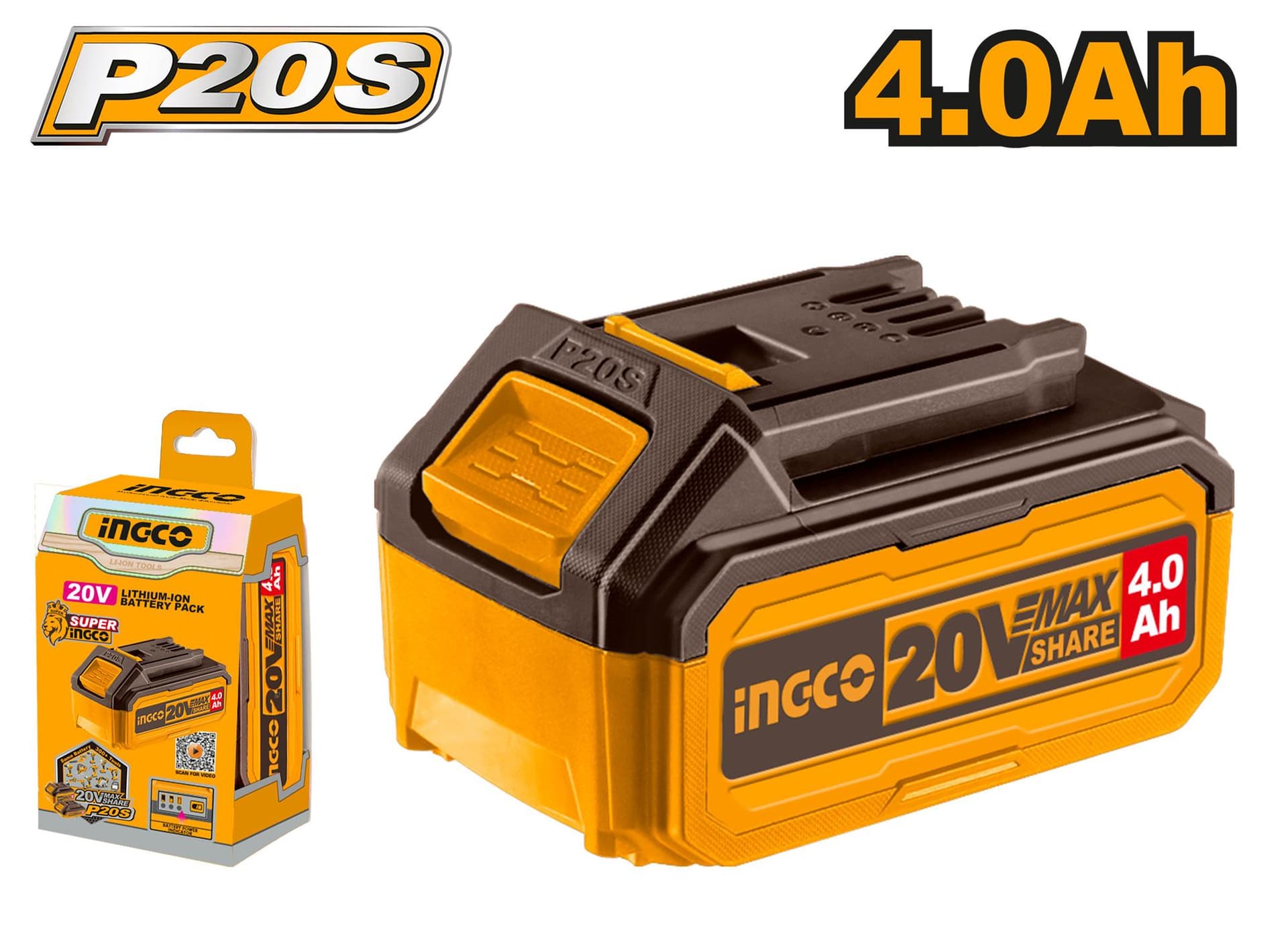 Ingco Lithium-Ion battery pack (FBLI20021)