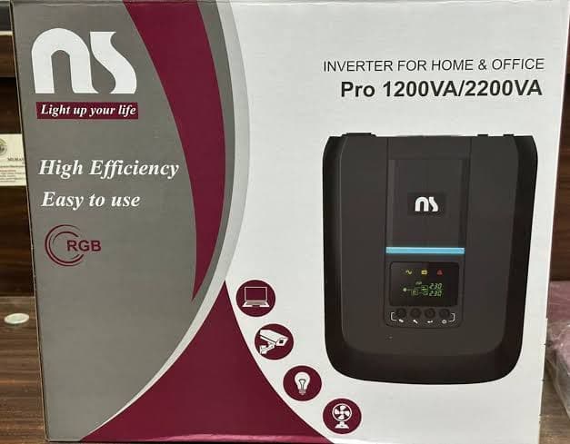 NS Pro 1200VA Pure Inverter 12V DC (1000) Watt. Optional LED/LCD+RGB Panel