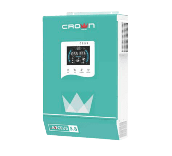 Crown Arceus 5.8kW Hybrid Inverter 1 Phase LV IP21 (4Y)