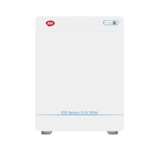 Itel 51.2V 100Ah 5kwh Lithium Battery IP20 LV (5Y)